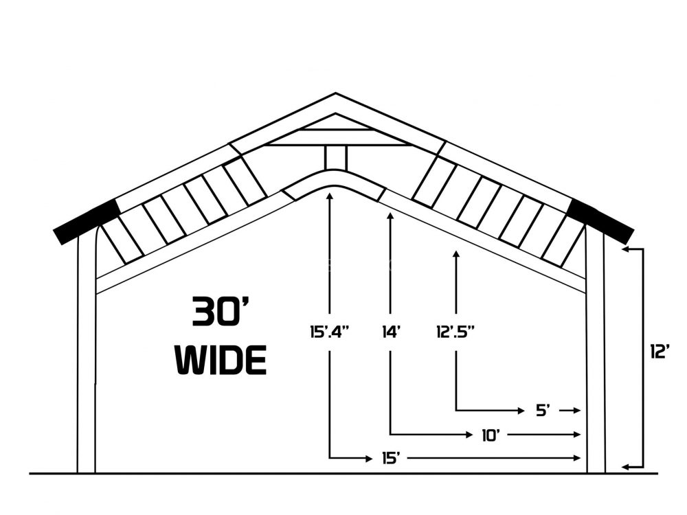 30 wide diagrama carport solution